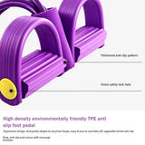 6-Tube Resistance Bands Set for Fitness, Yoga, Gym Exercises
