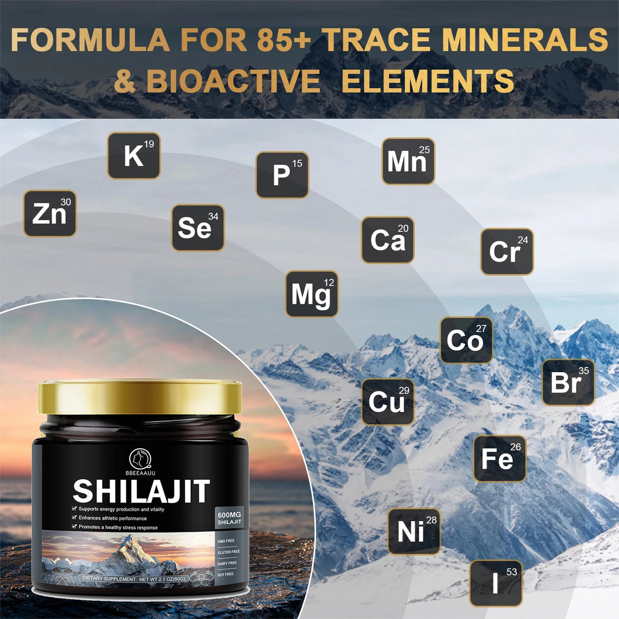 Himalaya Pure Shilajit Resin 60g - Natural Energy & Cognitive Support