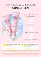 Sakura Skin Care Set - Facial Cleanser, Cream, Serum, Toner - Moisturizing Kit