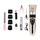 Veterinary Grooming Clipper Kit - Heavy-Duty Pet Hair Trimmer for Clinics