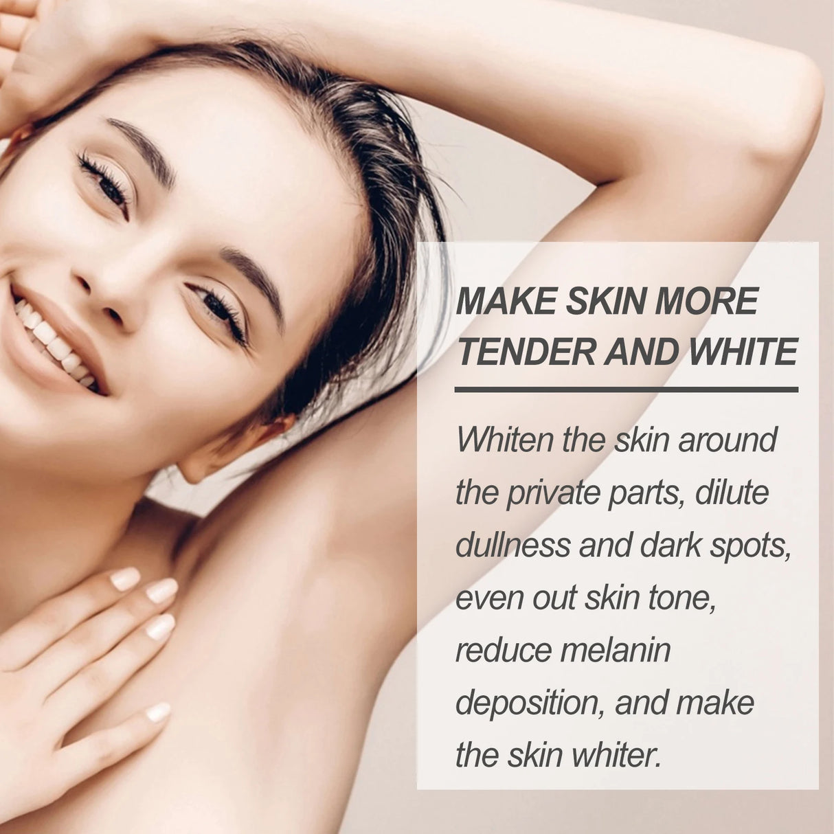 Body Snow Bleach Cream for Brightening Private Parts & Underarms