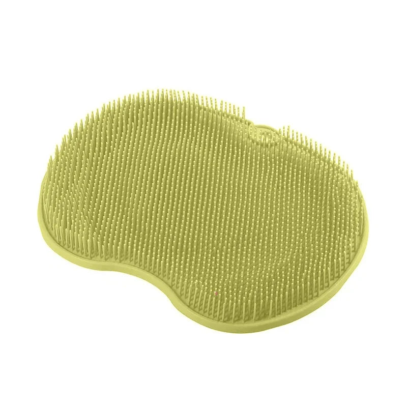 Silicone Foot Scrubber Brush Pad with Suction Cups for Bath Massage
