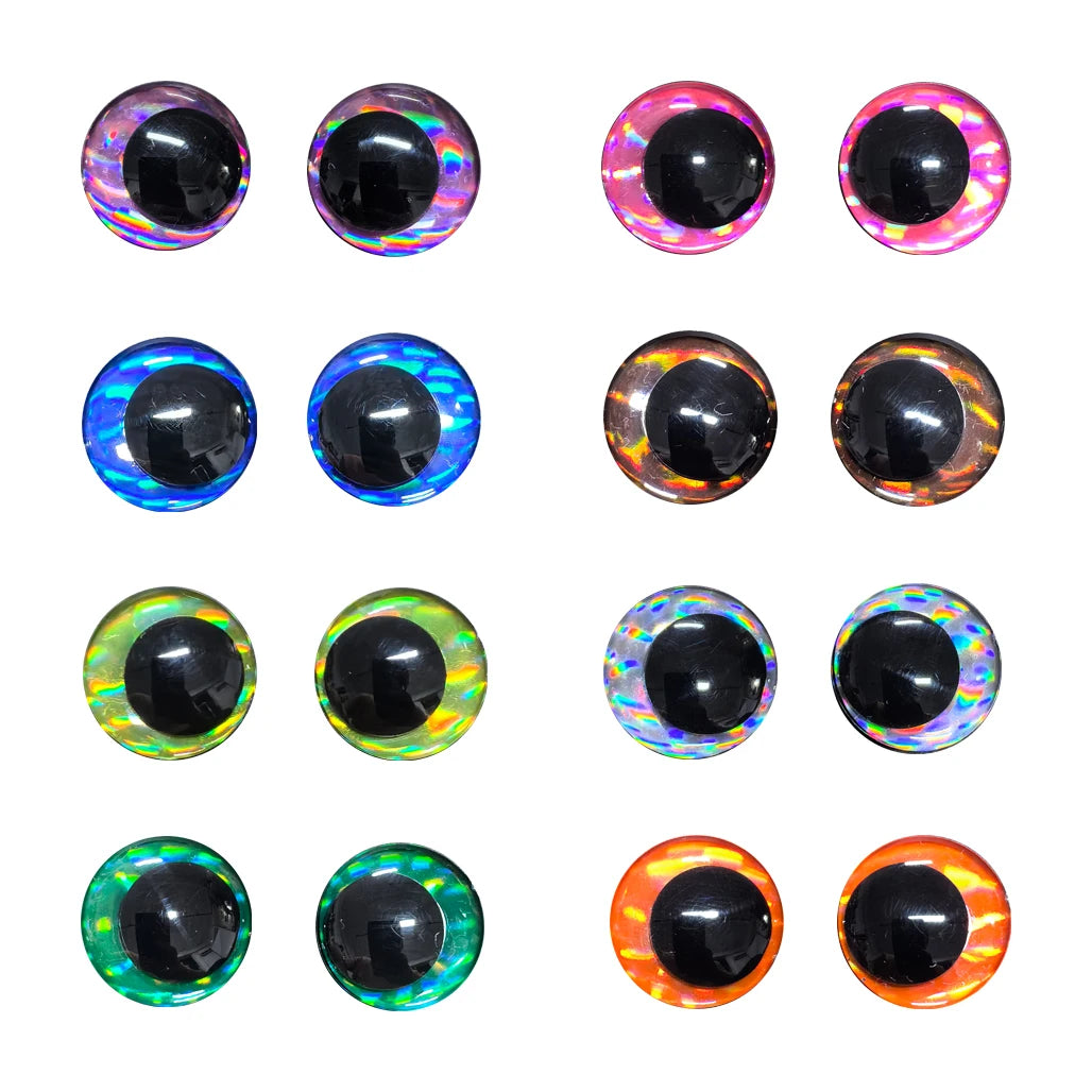 Colored Safety Eyes for Amigurumi Dolls - 12mm/14mm/16mm/18mm/20mm