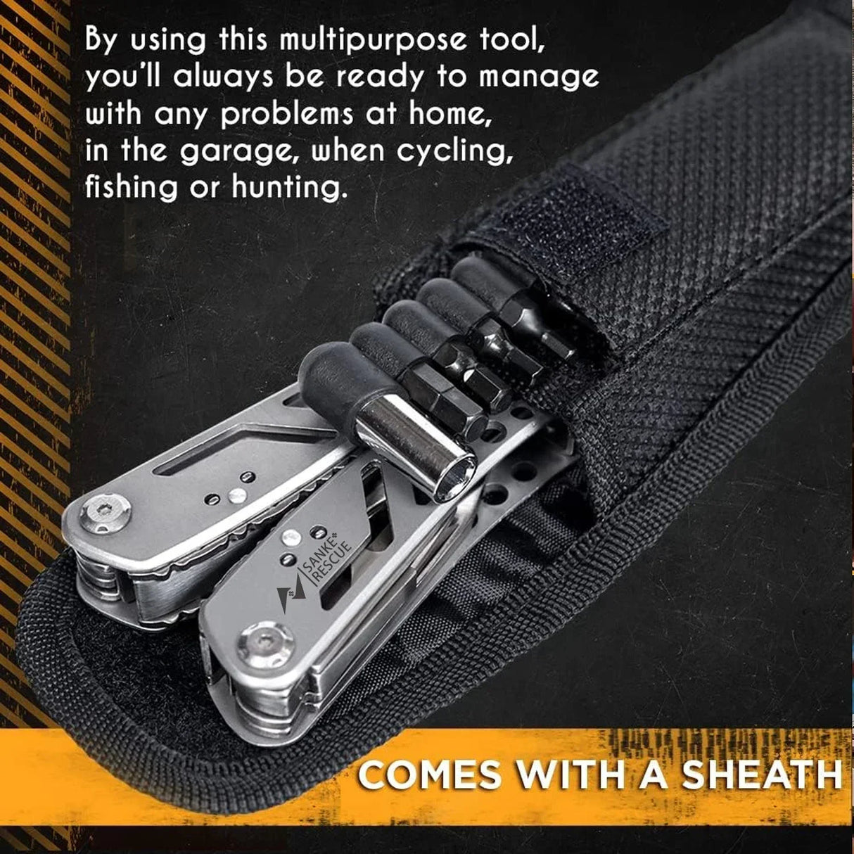 24-in-1 Multitool Pliers for Camping, Survival & Hunting Gifts for Men