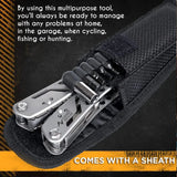 24-in-1 Multitool Pliers for Camping, Survival & Hunting Gifts for Men