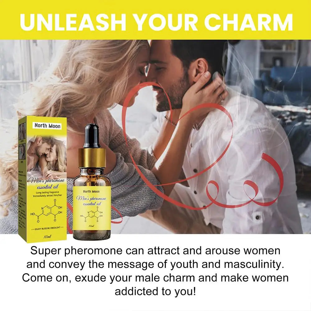 Men's Pheromone Essential Oil 10ml Long Lasting Body Essence Fragrance