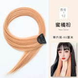 60cm Clip In Hair Extensions Synthetic Long Straight Hairpiece Accessories