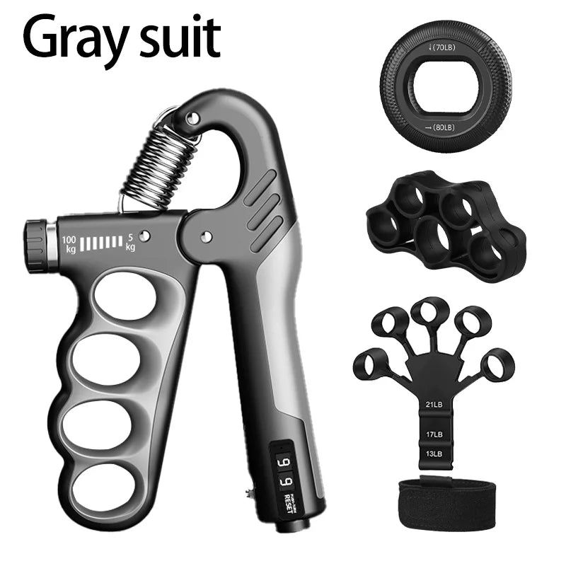 Adjustable Grip Strengthener 5-60kg for Muscle Recovery & Fitness Training