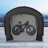 Portable Waterproof Bike Storage Shed for 1-4 Bikes, 220x150x185cm