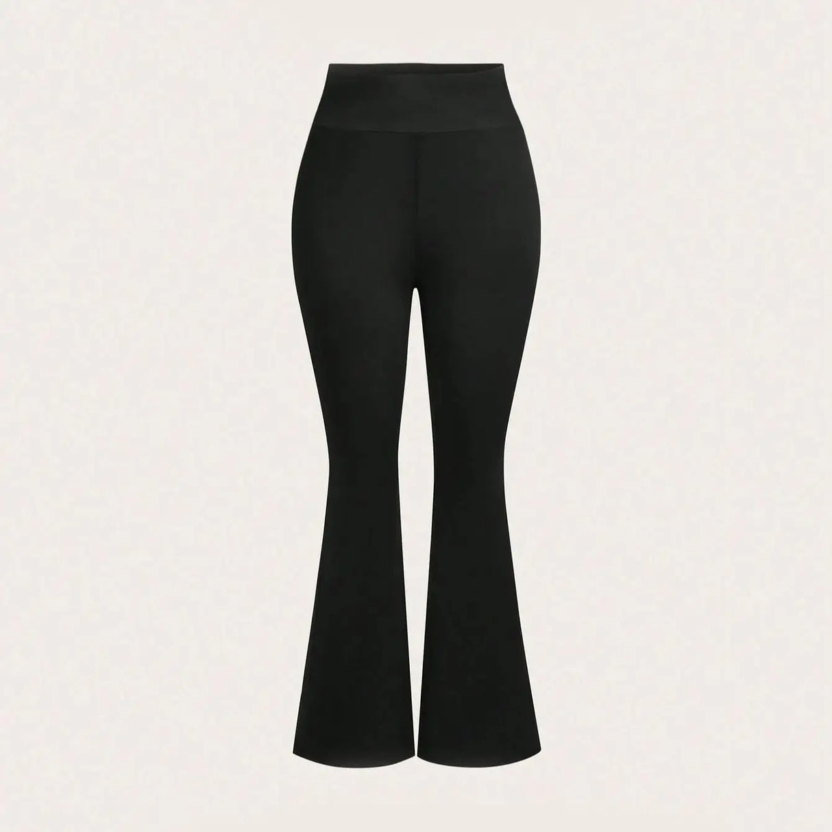 Women's Black High Waisted Flared Pants Stretchy Slimming Trousers 2026
