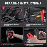 8000mAh Car Jump Starter & Tire Inflator, 150PSI Portable Air Compressor