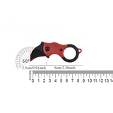 Mini Keychain Pocket Knife Stainless Steel EDC Tool Camping Fixed Blade