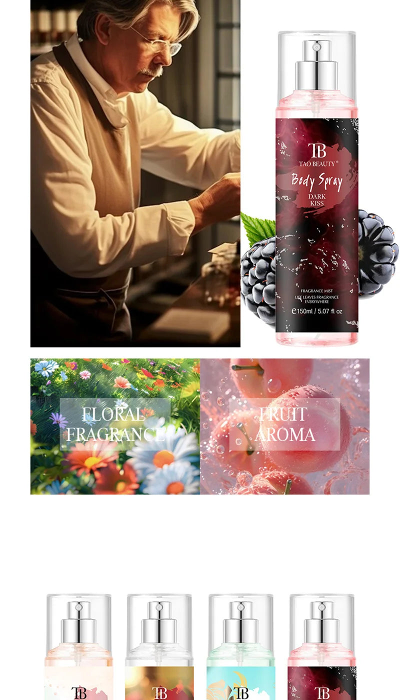 Floral Fruity Body Spray - Long-Lasting Fragrance - Alcohol-Free 200ml