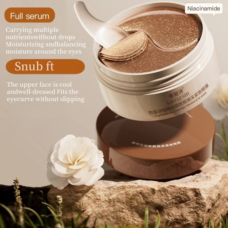 Caffeine Eye Masks - 60 Pack - Firming & Moisturizing - All Skin Types