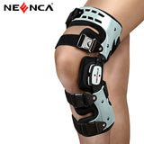 NEENCA Adjustable Hinged Knee Brace with Stabilizing Support - Unisex