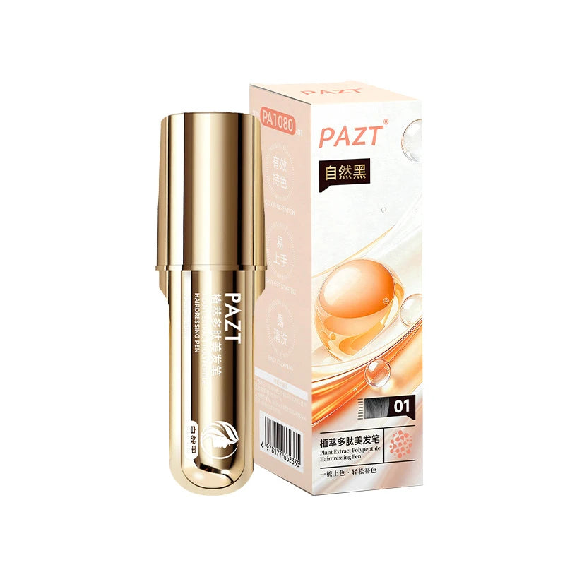 2-in-1 Plant Hair Dye Stick with Comb - Temporary Hair Color for White Hairs
