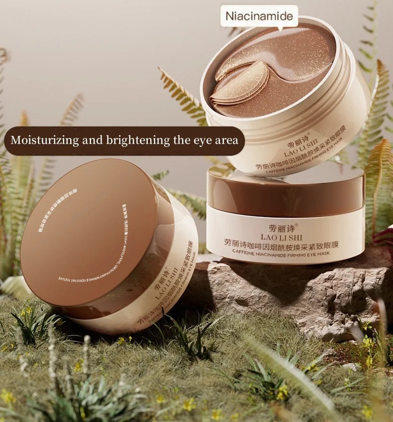 Caffeine Eye Masks - 60 Pack - Firming & Moisturizing - All Skin Types