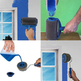 Self-Priming Large Drum Brush for Wall Painting - 1pc Latex Paint Tool