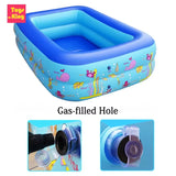 Large Inflatable Family Swimming Pool for Outdoor Fun and Relaxation