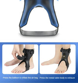 Drop Foot Brace AFO Ankle Support Adjustable Buckle for Stroke Recovery