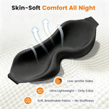 3D Adjustable Sleep Mask for Men and Women, Light Blocking Eye Mask