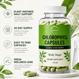 Chlorophyll Capsules with Natural Plant Formula, 30 Count