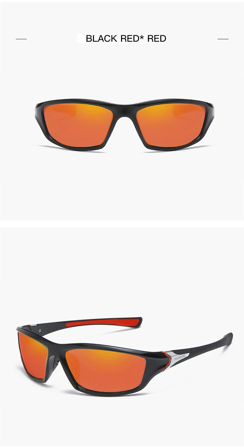 Polarized Sports Sunglasses for Cycling, Fishing, Running - Unisex Eyewear