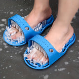 Foot Cleaner Scrubber Brush 1-2PC Exfoliating Slippers for Bathroom Use