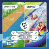 Undersea Water Dual Slip and Slide 18ft x 5ft with Splash Pad and Body Boards