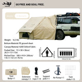 Inflatable Camping Tent for 4-8 Persons, Waterproof with Carry Bag