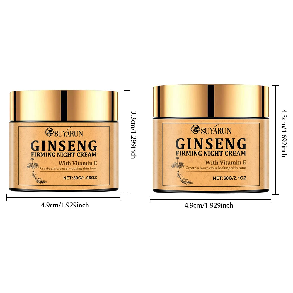 Ginseng Firming Night Cream - Moisturizing Anti-Aging Skin Care 50ml