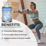 Magnesium Glycinate Capsules with Zinc - 60 Count