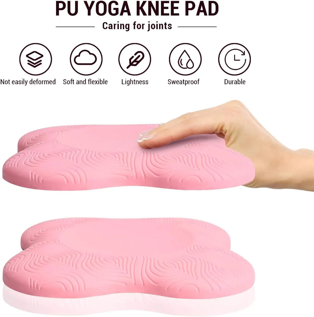 Yoga Knee Pads 2Pcs Comfortable Fitness Accessories for Pilates & Sports