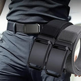 Automatic Buckle Canvas Tactical Belt for Men - Outdoor Workwear