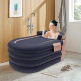 Inflatable Adult Bathtub with Electric Pump and Accessories for Home Use