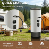 Portable 3-in-1 Wireless Espresso Coffee Maker for Car Home Camping