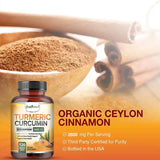 Curcumin Supplement 2600mg with Black Pepper for Enhanced Absorption