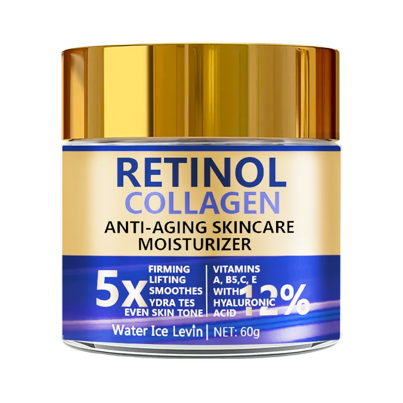 Retinol Collagen Face Cream 60g Anti-Aging Moisturizer with Hyaluronic Acid