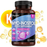 Myo-Inositol Supplement for Hormonal Balance & Ovarian Health - 120 Capsules