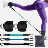 Adjustable D-Ring Ankle Straps for Cable Machines - 1pc Comfortable Cuffs