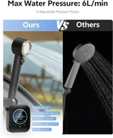 Portable Camping Shower Set with 20L Bucket and Rechargeable Shower Head