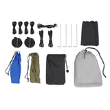 Portable Camping Hammock Set with Tree Straps, 440lbs Capacity