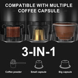 Portable Espresso Coffee Maker 3-in-1 for Car & Home Camping Travel