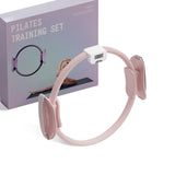 Pilates Ring Fitness Circle - Lightweight Foam Padded Handles, Toning