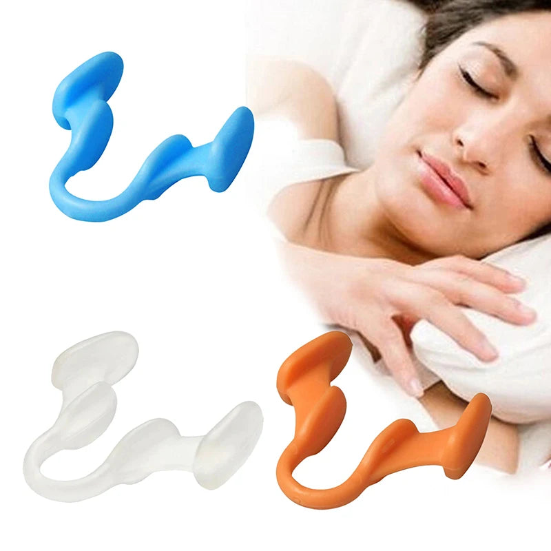 Anti-Snoring Nasal Dilator Silicone Nose Clip Sleep Aid Device