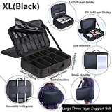 Professional Makeup Case Large Capacity Cosmetic Organizer for Travel