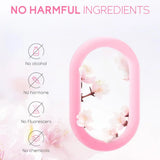 Sakura Skin Care Set with Cleanser, Serum, Eye Cream - Travel Kit for Women