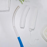 Body Back Bath Brush with Long Handle & Mesh Bag - Exfoliating Shower Tool