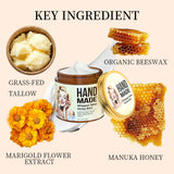 Handmade Honey Whipped Tallow Face Cream 4oz Moisturizing & Nourishing