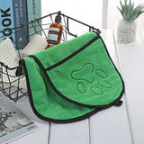 Quick Dry Pet Cleaning Washcloth Towel for Dogs & Cats - Soft & Absorbent